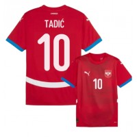 Muški Nogometni Dres Srbija Dusan Tadic #10 Domaci EP 2024 Kratak Rukav